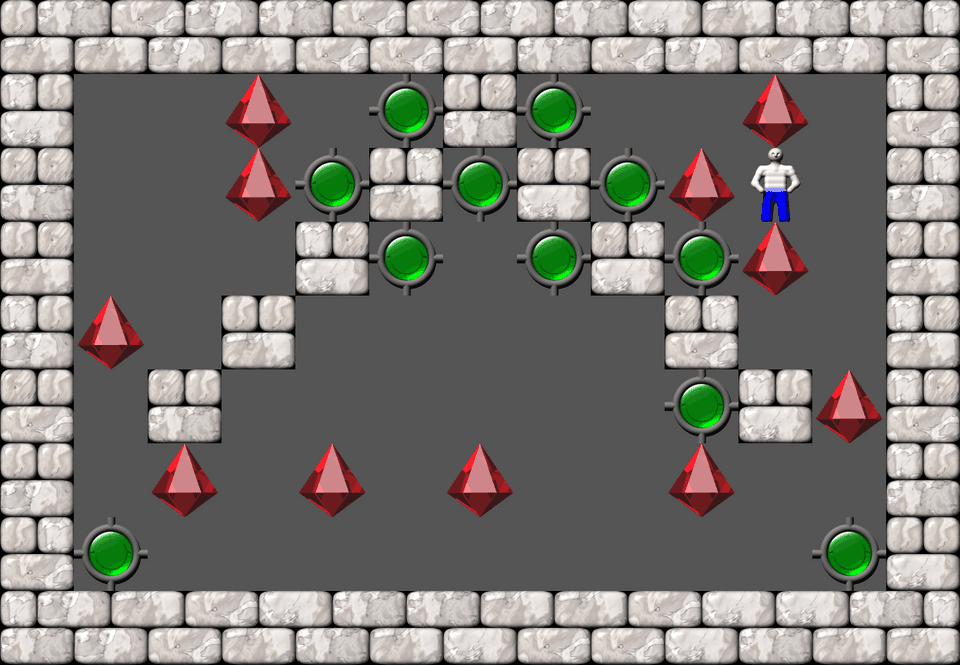 Сокобан Bugs collection 2 уровень 28